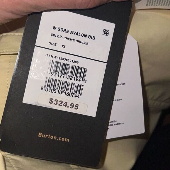 Burton NWT Women's GORE-TEX Avalon Bib Pants Snow mountain sport XL - Picture 8 of 8